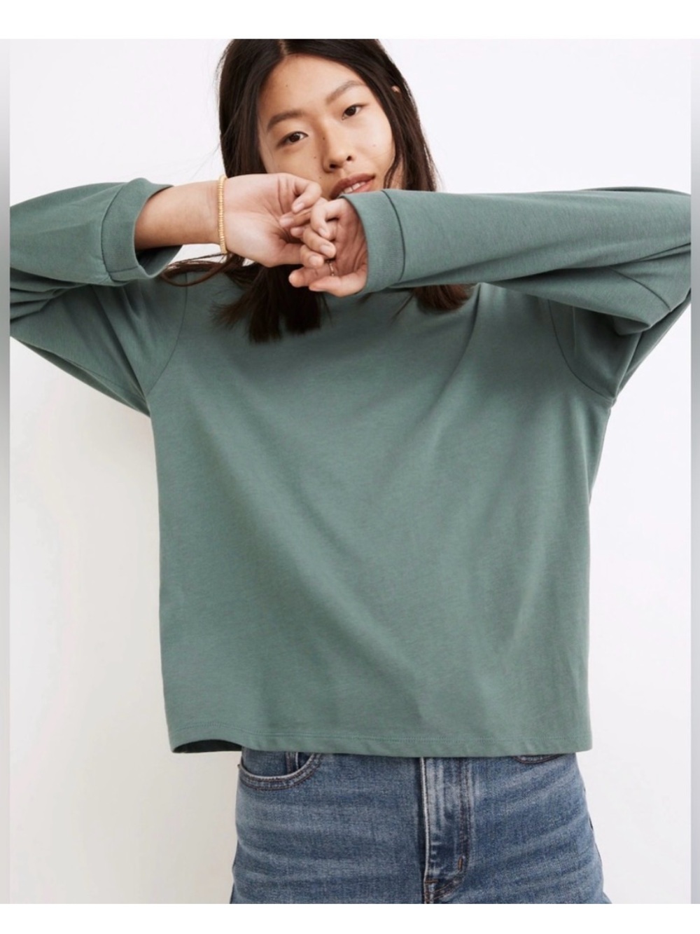 Madewell Supima Cotton Essential Long-Sleeve Tee